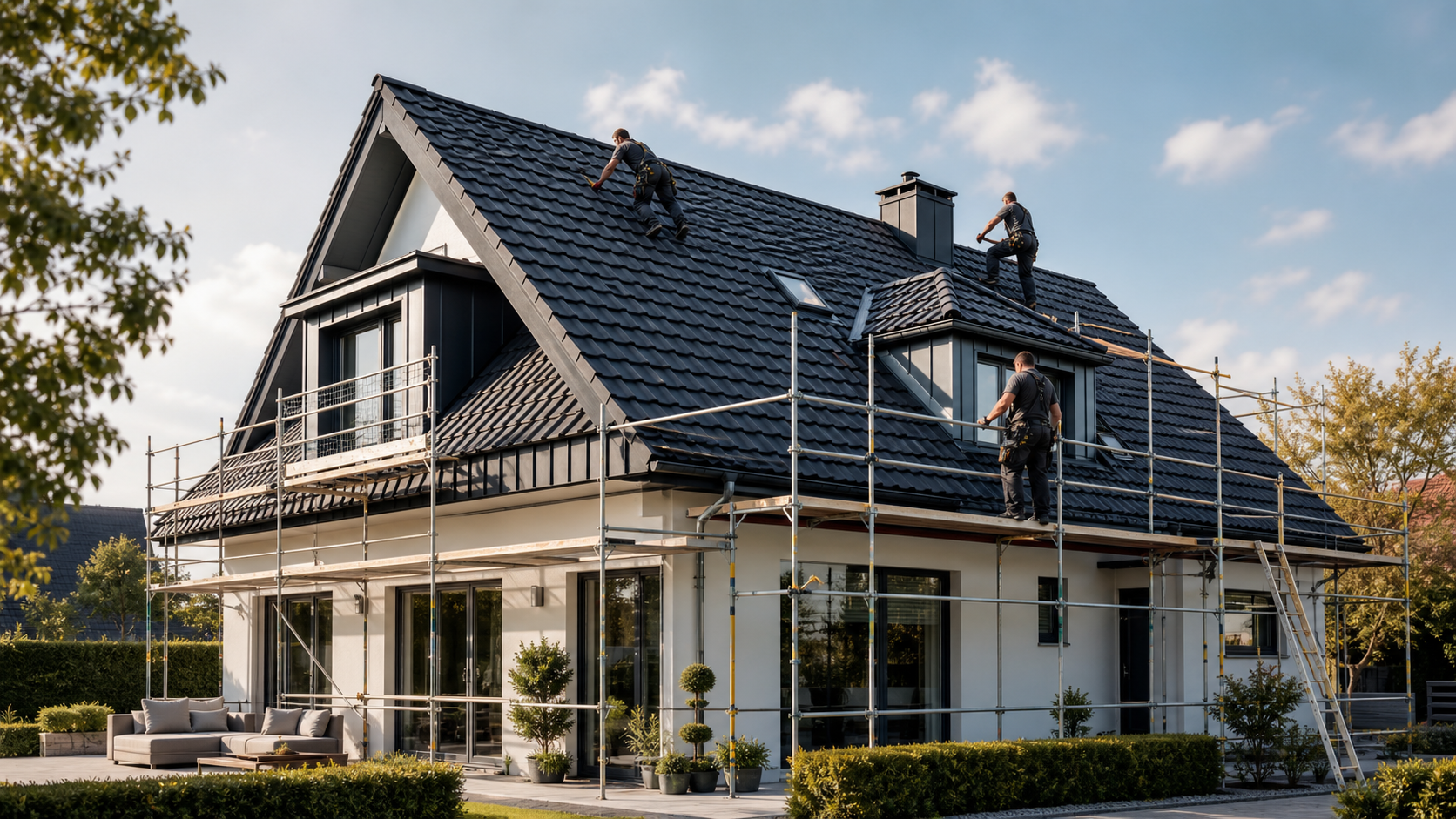 Steildach-Eindeckung – Firma Krause