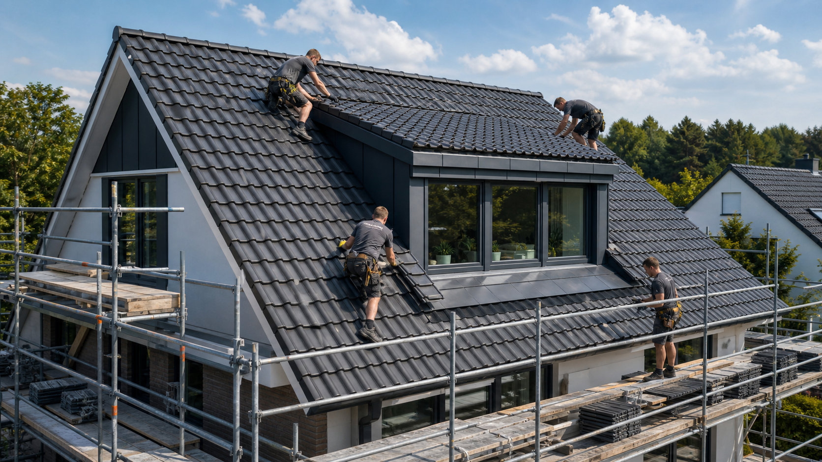 Schleppgaube – Gauben-Eindeckung Firma Krause